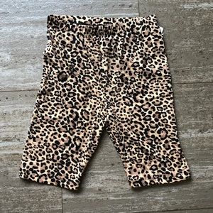 Women’s Size Small Zenana Cheetah Bike Shorts - NET
